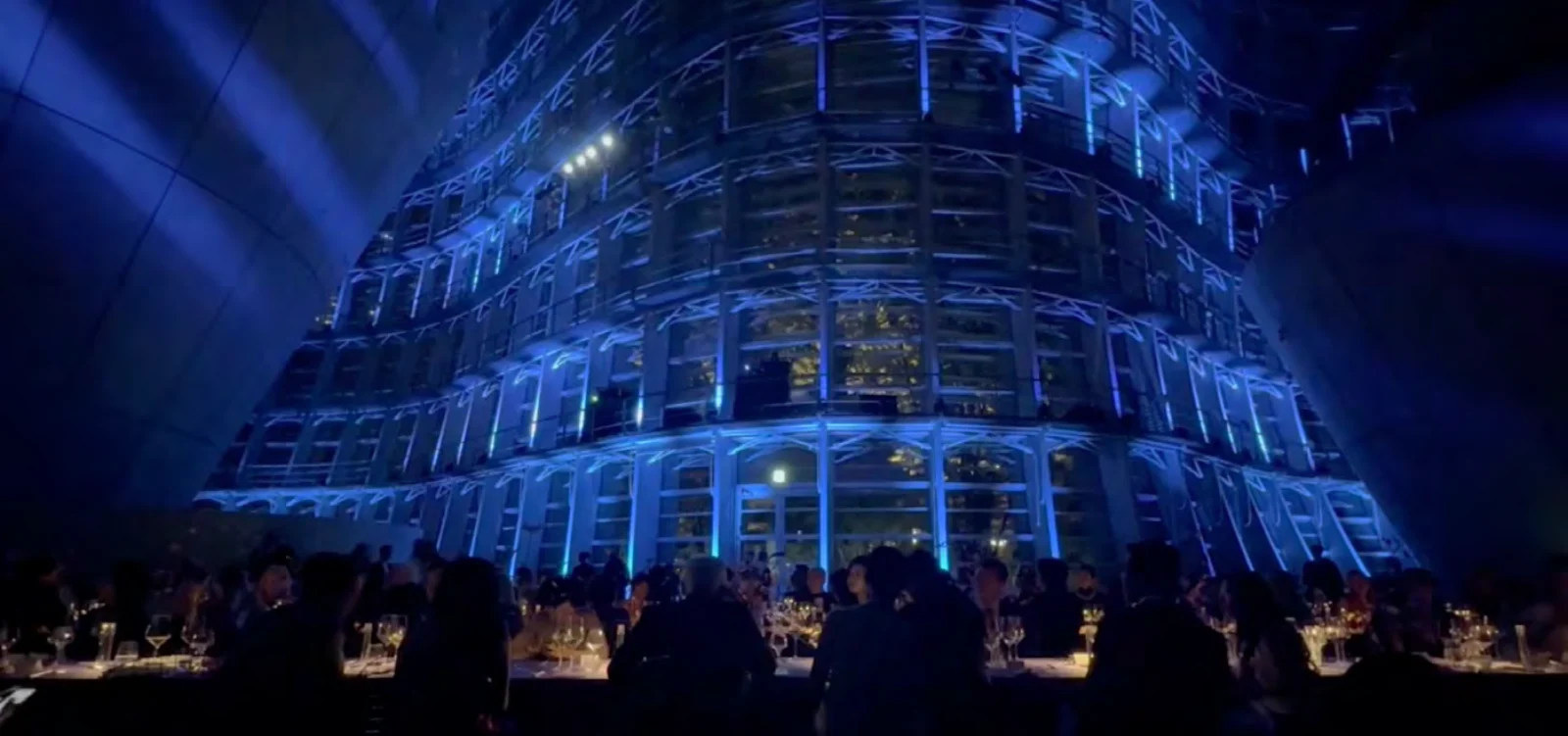 Bvlgari Kaleidos light show inside The National Art Center Tokyo