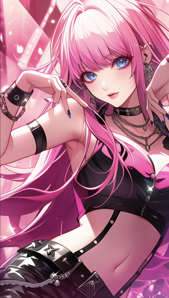 Anime visual style example